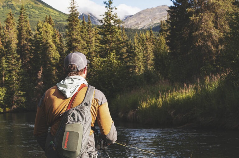 Fishing Guide Wading A Stream