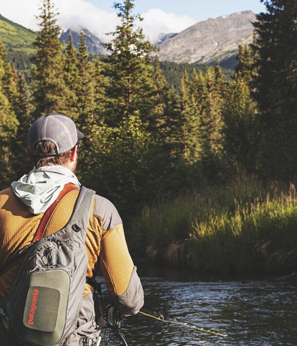 Fishing Guide Wading A Stream